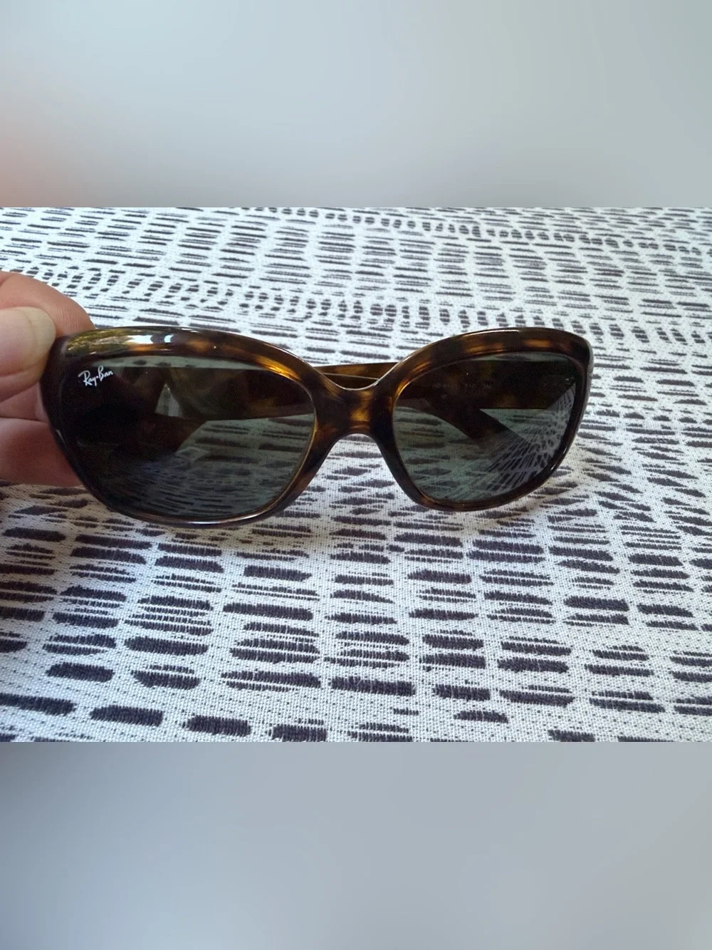 Ray-Ban Women's RB 4101 Jackie OHH Sunglasses Light Havana Brown Color Frame